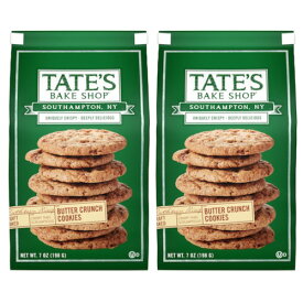 【2個セット】Tate's Bake Shop Butter Crunch Cookies - 7oz / テイツ・ベイクショップ バタークランチ クッキー 198g