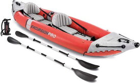 Intex Excursion Pro Kayak Series / インフレータブル カヤック エクスクルージョン プロ 二人用 [オレンジ/グレー]