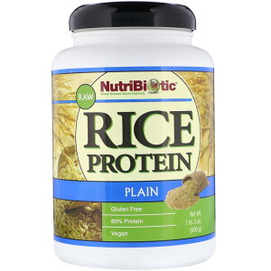 NutriBiotic, Raw Rice Protein, Plain , 1 lb. 5 oz (600 g) j[goCIeBbN CXveC pE_[^Cv [v[]
