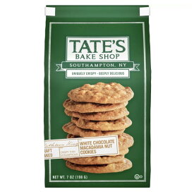 Tate's Bake Shop White Chocolate Macadamia Nut Cookies - 7oz / テイツ・ベイクショップ ホワイトチョコレート・マカダミアナッツ クッキー 198g x 1個