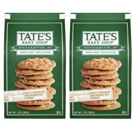 【2個セット】Tate's Bake Shop White Chocolate Macadamia Nut Cookies - 7oz / テイツ・ベイクショップ ホワイトチョコレート・マカダミアナッツ クッキー 198g