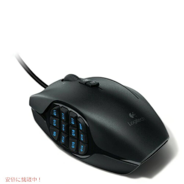 楽天市場 Logitech G600 Mmo Gaming Mouse Black ロジテック Mmoゲーム用 ゲーミングマウス 有線レーザー G600 ブラック プログラムボタン付き Founder