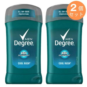 �y2�Z�b�g�zDegree Deodorant Cool Rush 3oz / �f�B�O���[ �����Y �f�I�h�����g �h���C�v���e�N�V����