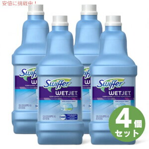 �y4�{�Z�b�g�zSwiffer Wetjet �X�C�t�@�[ �E�G�b�g�W�F�b�g�p ���t ���t�B�� �t���b�V���ȍ��� 1.25L / 42.2 Fl Oz Cleaning Solution Refills Fresh Scent