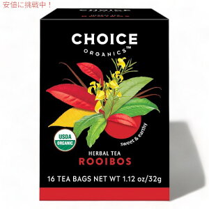 `CXI[KjbNX I[KjbN n[ueB[ C{X 16 eB[obO JtFCX Choice Organics Organic Rooibos Tea