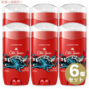 6�{�Z�b�g Old Spice �I�[���h�X�p�C�X �f�I�h�����g Deodorant �N���[�P���K�[�h Krakengard �j���p �A���~�j�E���t���[ 85g / 3oz
