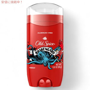 �y���������I�zOld Spice �I�[���h�X�p�C�X �f�I�h�����g Deodorant �N���[�P���K�[�h Krakengard �j���p �A���~�j�E���t���[ 85g / 3oz