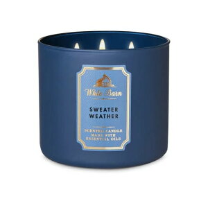 oXAh{fB[NX Bath&Body Works SWEATER WEATHER 3-Wick Candle Lh