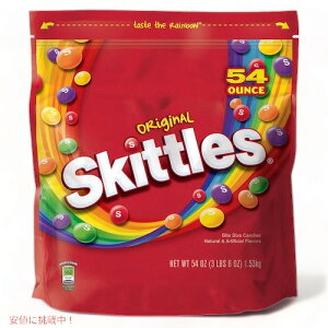 �y��e�ʁzSkittles Original Fruity Candy Party Size Bag 54oz / �X�L�g���Y �t���[�c�L�����f�B�[ �I���W�i�� �p�[�e�B�[�T�C�Y 1.53kg
