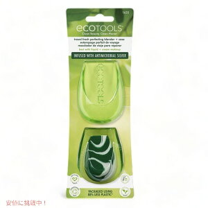 Ecotools Perfecting Sponge Makeup Blender with Travel Case / �G�R�c�[���Y ���[�N�A�b�v�X�|���W �P�[�X�t��