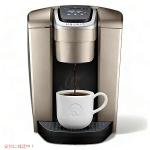 Keurig K-Elite Single Serve K-Cup Pod Coffee Brewer Brushed Gold / �L���[���O K�G���[�g K�J�b�v�p�R�[�q�[���[�J�[ �V���O���T�[�o�[