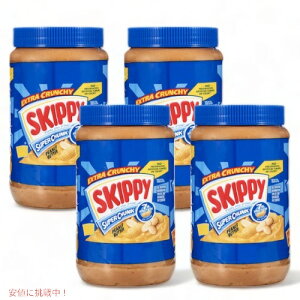 �y4�Z�b�g�zSKIPPY Super Chunk Peanut Butter 48oz / �X�L�b�s�[ �X�[�p�[�`�����N �s�[�i�b�c�o�^�[ 1360g