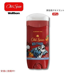 Old Spice �I�[���h�X�p�C�X �n�C�G���f�������X �f�I�h�����g �����Y [�E���t�\�[��] 3.8oz / 107g Invisible Solid Stick Deodorant Wolfthorn