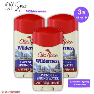 [3�Z�b�g] Old Spice �I�[���h�X�p�C�X - �E�B���_�l�X �h���C�t�B�[�� �f�I�h�����g [���x���_�[+�X�v�����O�E�H�[�^�[�̍���] 73g �j���p Deodorant for Men