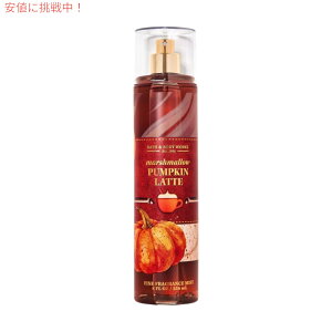Bath & Body Works MARSHMALLOW PUMPKIN LATTE Fine Fragrance Mist / �o�X&�{�f�B���[�N�X �t���O�����X�~�X�g