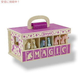 Breyer uC[z[X jR[ }WbN ؐvCZbg jR[Unicorn Magic Wooden Stable Playset 6̕t