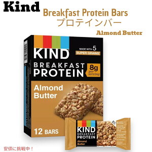 JCh Kind ubNt@Xg A[ho^[ veCo[ 6ܓ Breakfast Protein Bars - Almond Butter