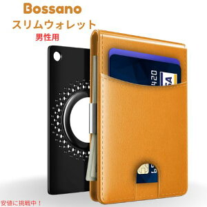 {bT[m Bossano jp XEHbg tg|Pbgt GRU[ EHbg 6J[hXbg Slim Wallet for Men [RjbN]