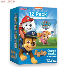 Kellog's Paw Patrol Grahams Snacks ケロッグ パウ パトロール グラハム スナック - 12 個