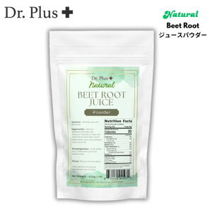 Dr.Plus Formula �r�[�g���[�g�W���[�X�p�E�_�[ 1lb Beet Root Juice Powder 454g ���R�R���̃X�[�p�[�t�[�h