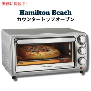 Hamilton Beach 4؂ JE^[gbv XeX g[X^[I[u 31143 4 Slice Countertop Toaster Oven Stainless Steel