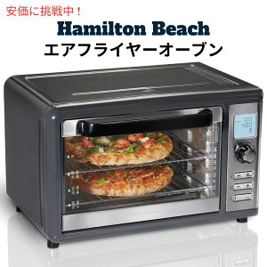 Hamilton Beach VA[t?NXt?Zp𓋍ڂJE^[gbt?GAtC[I[t? (N?[) 31390 Countertop Air Fryer Oven Grey