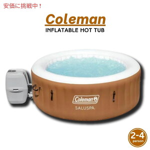 Coleman SaluSpa Miami Air Jet 4�l�p �C���t���[�^�u�� �z�b�g�^�u �X�p �|���v�t�� �u���E��