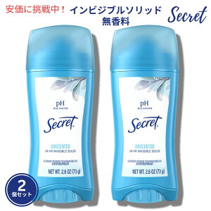 V[Nbg CrWu\bh  73g / Secret Invisible Solid Unscented 2.6oz [2Zbg]