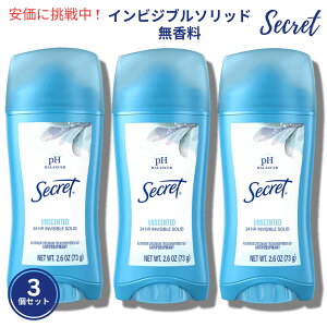 V[Nbg CrWu\bh  73g / Secret Invisible Solid Unscented 2.6oz [3Zbg]