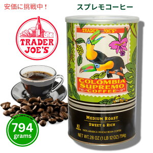 Trader Joe's �g���[�_�[�W���[�Y �X�v�����R�[�q�[ 794g Colombia Supremo Coffee 28 Oz