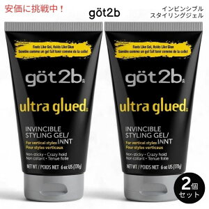 �y2�Z�b�g�z Got2b �S�b�g�D�[�r�[ �E���g���O���[�h �C���r���V�u�� �X�^�C�����O�W�F�� 170g Ultra Glued Invincible Styling Gel 6oz