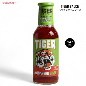 Tiger Sauce ^CK[\[X nolCXpCV[zbg\[X 147mL Habanero Lime Spicy Hot Sauce 5oz