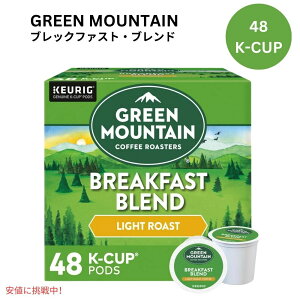 �L���[���O K�J�b�v �O���[���}�E���e�� �u���b�N�t�@�[�X�g�u�����h 48�� KEURIG Green Mountain K-cup Breakfast Blend 48ct