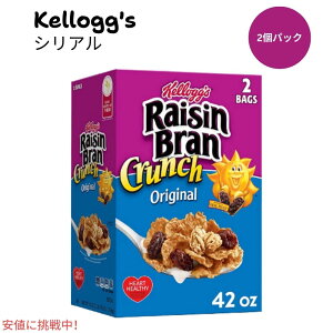 �P���b�O ���[�Y�� �u���� �N�����` ���H�V���A�� Kelloggs Raisin Bran Crunch Cereal ���H�V���A�� (42oz �c�C���p�b�N)