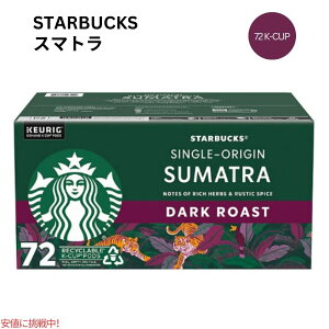 �L���[���O K�J�b�v �X�^�[�o�b�N�X �_�[�N���[�X�g�R�[�q�[ 72 K�J�b�v Starbucks K-cup Dark Roast Coffee 72 K-Cups