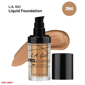 L.A. Girl Pro Coverage Lbht@f[V 28ml k[hx[W L.A. Girl Pro Coverage Liquid Foundation 28ml Nude Beige