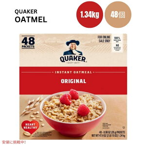 NG[J[ CX^g I[g~[ IWi 47.4IX x 48 Quaker Instant Oatmeal Original 47.4oz x 48ct
