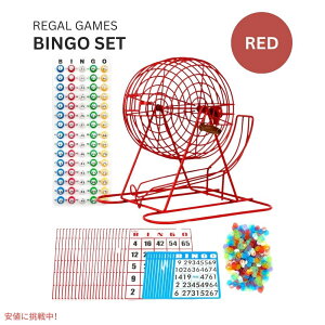 [KrSSȃp[eB[rSZbg vtFbVi bh Regal Bingo Complete Party Bingo Set Professional Red