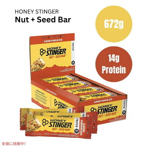 nj[XeBK[ V[ho[ A[hpvL 12 Honey Stinger Nut + Seed Bar Almond Pumpkin 23.76oz/Box of 12