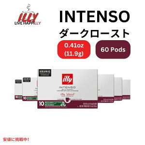 L[O KJbv C[R[q[ Illy Coffee Ce\ _[N[Xg JJIƃhCt[c̍ 60JEg Keurig K Cups Intenso Dark Roast 60 Ct