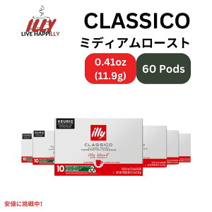 Illy Coffee C[R[q[ L[O KJbv 60 [NVR [Xg] LAIWubTWX~t[o[ Keurig K-Cups 60ct