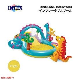 INTEX インテックス 子供用 インフレタブル プール ディノランド Dinoland Backyard Play Center Kiddie Inflatable Swimming Pool