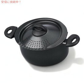 ビアレッティ パスタポット 5.5QT（4.73リットル）ブラック 7265 Bialetti Oval Aluminum 5.5 Quart Pasta Pot