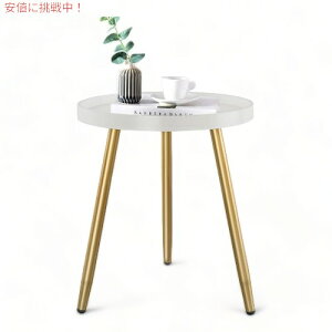 ���E���h�T�C�h�e�[�u�� �ؐ��g���C�e�[�u�� �������O�r�X�^���h�t�� Round Side Table with Wooden Tray