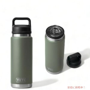 J[YETI Rambler 26 oz Bottle With Chug Cap Camp Green / CGeB u[ {g 26 oz `OLbvt