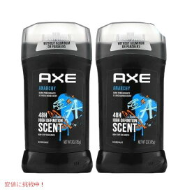 [2個セット] AXE アクセ Deodorant アルミニウムフリー デオドラント Anarchy アナーキー 3oz/85g