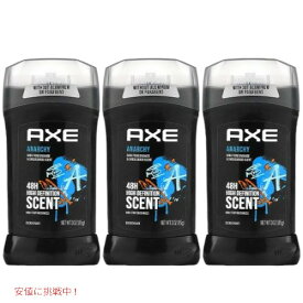 [3個セット] AXE アクセ Deodorant アルミニウムフリー デオドラント Anarchy アナーキー 3oz/85g