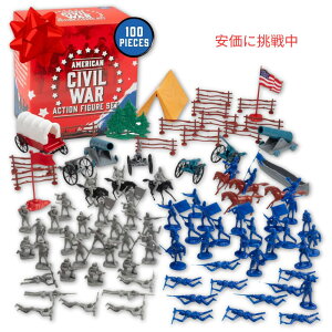 ��k�푈�̕��m ��������A�N�V�����t�B�M���A �v���C�Z�b�g 100����Civil War Army Men Toy Action Figure Playset 100pcs
