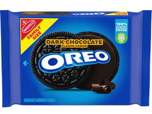 Oreo �I���I Dark Chocolate Flavor Creme Cookies �_�[�N�`���R�N���[�� �t�@�~���[�T�C�Y 17oz/482g