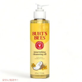 Burt's Bees バーツビーズ 洗顔用オイル ココナッツ＆アルオイル 無香料 177ml Facial Cleansing Oil with Coconut & Argan Oil Unscented 6oz